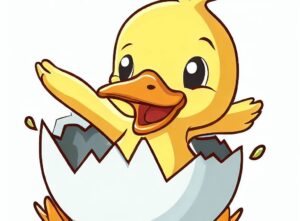 duckling- no background