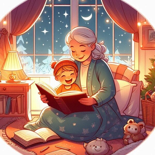 grandma reading bedtime story